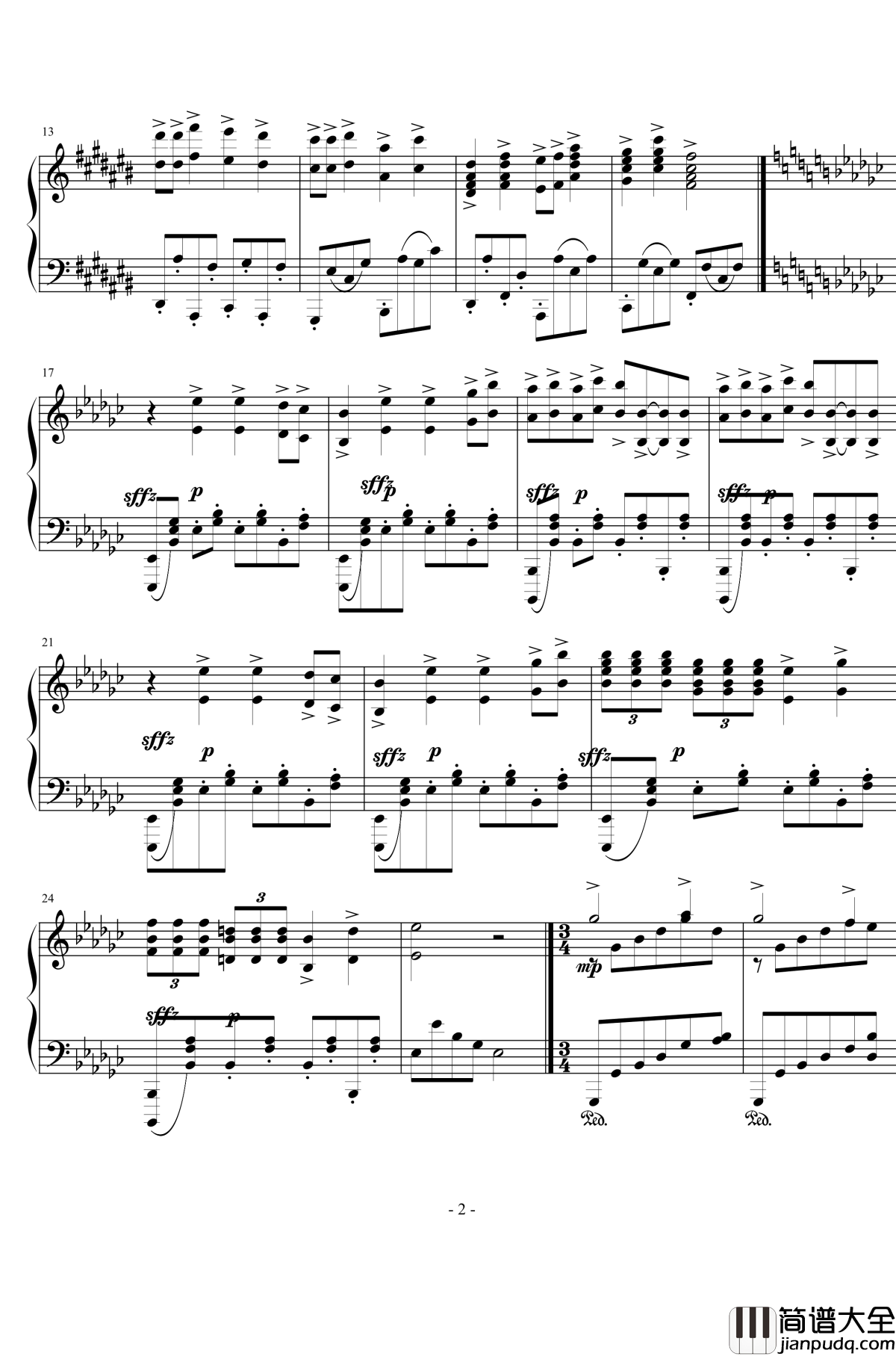 Op.40钢琴谱_前奏曲_人格分裂