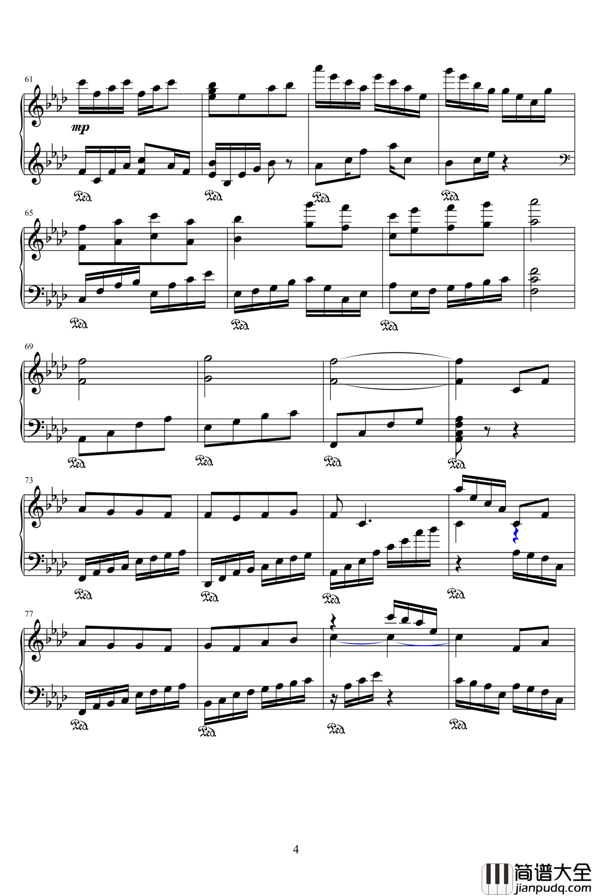 盛世回首钢琴谱_盛世鬼慕寒|Mario演唱_刘长青