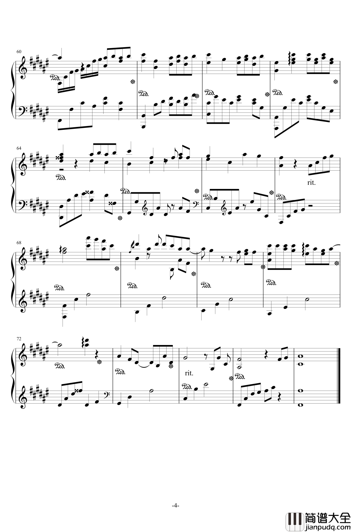 You_can_be_my_girlfriend钢琴谱_蔡徐坤