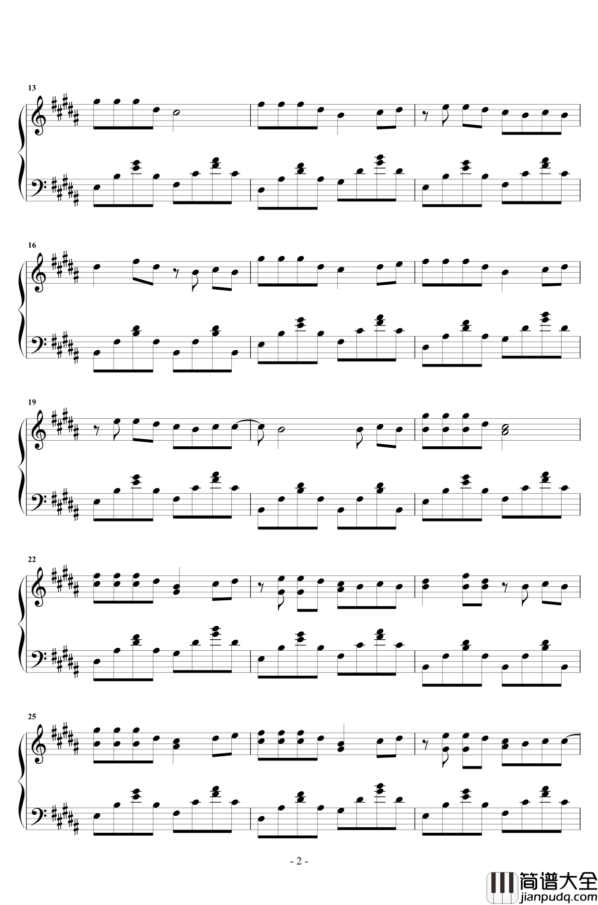 青柠钢琴谱_徐秉龙