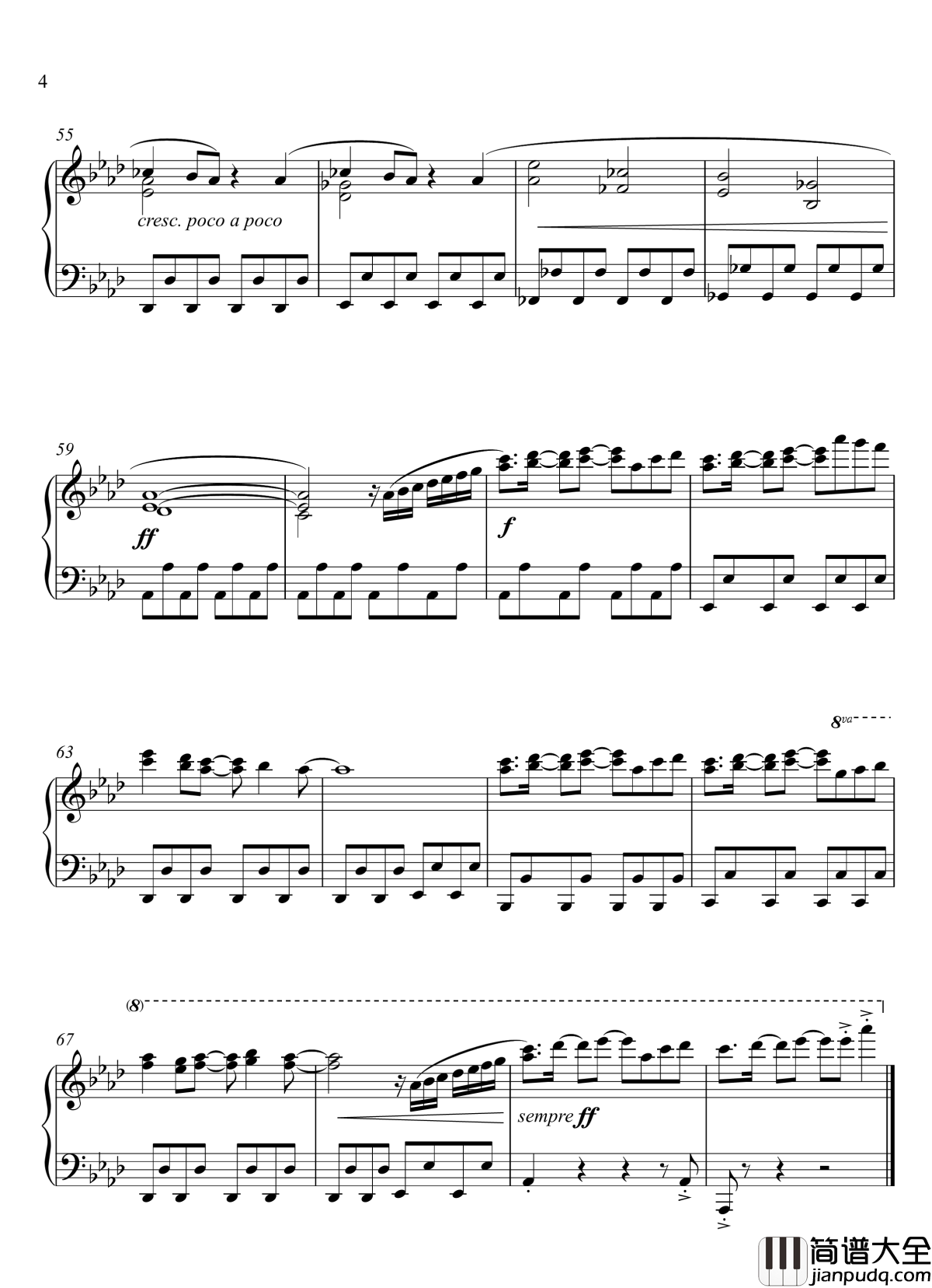 Greatest_Memories钢琴谱_Camp_Buddy主题曲_简易版_Camp_Buddy