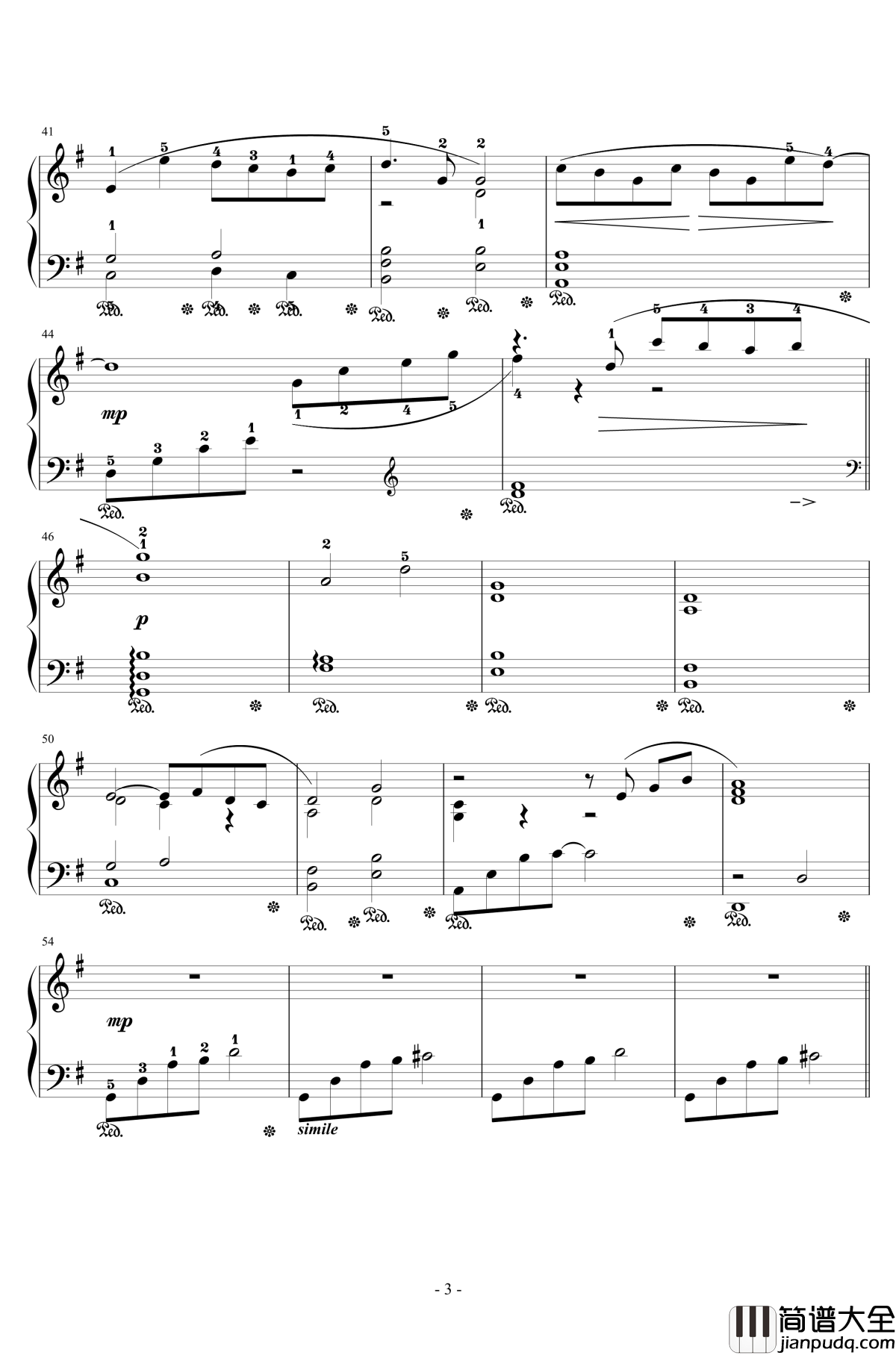 となりのトトロ钢琴谱_龙猫主题曲_広橋真紀子