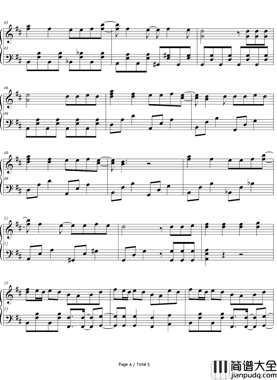 7钢琴谱_FLOW×GRANRODEO_seven__七大罪ED1