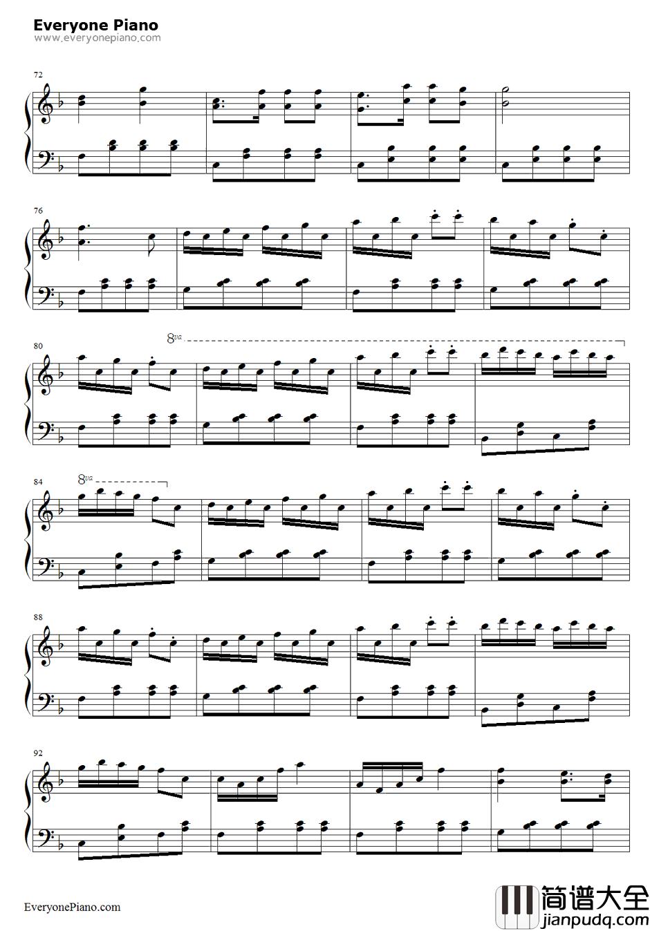 海涛钢琴谱_布兰克_海洋之波