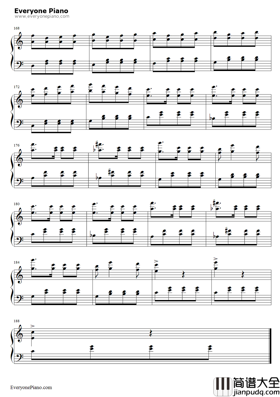 海涛钢琴谱_布兰克_海洋之波