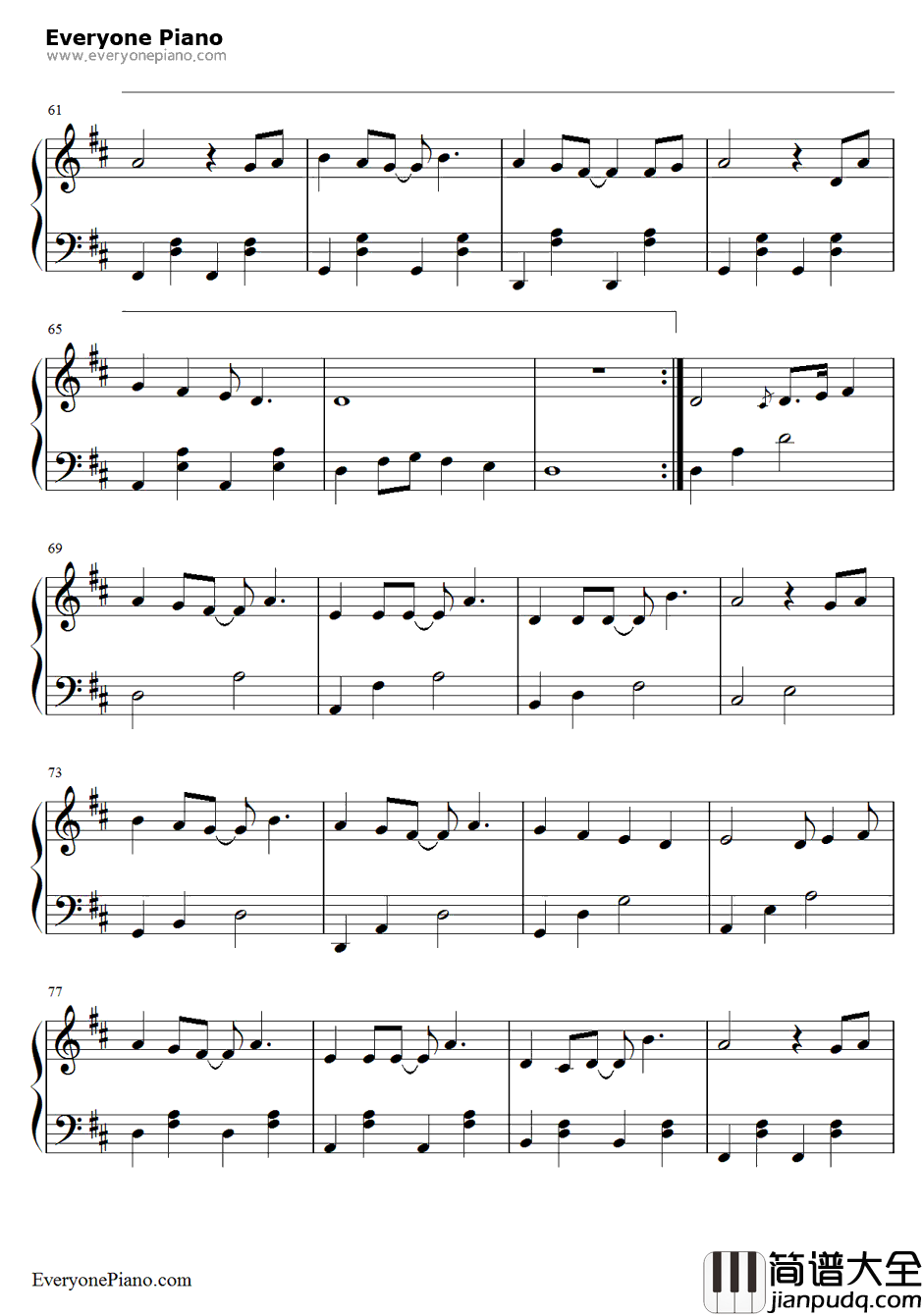 考试什么的都去死吧钢琴谱_徐良庄雨洁