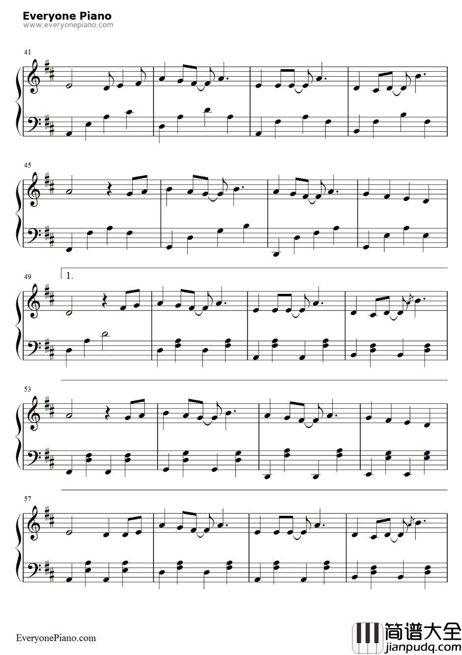 考试什么的都去死吧钢琴谱_徐良庄雨洁