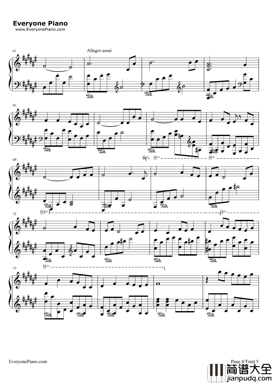 木漏れ日钢琴谱_riya_CLANNAD插曲