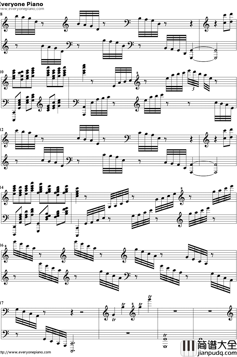 新年快乐钢琴谱_庚寅