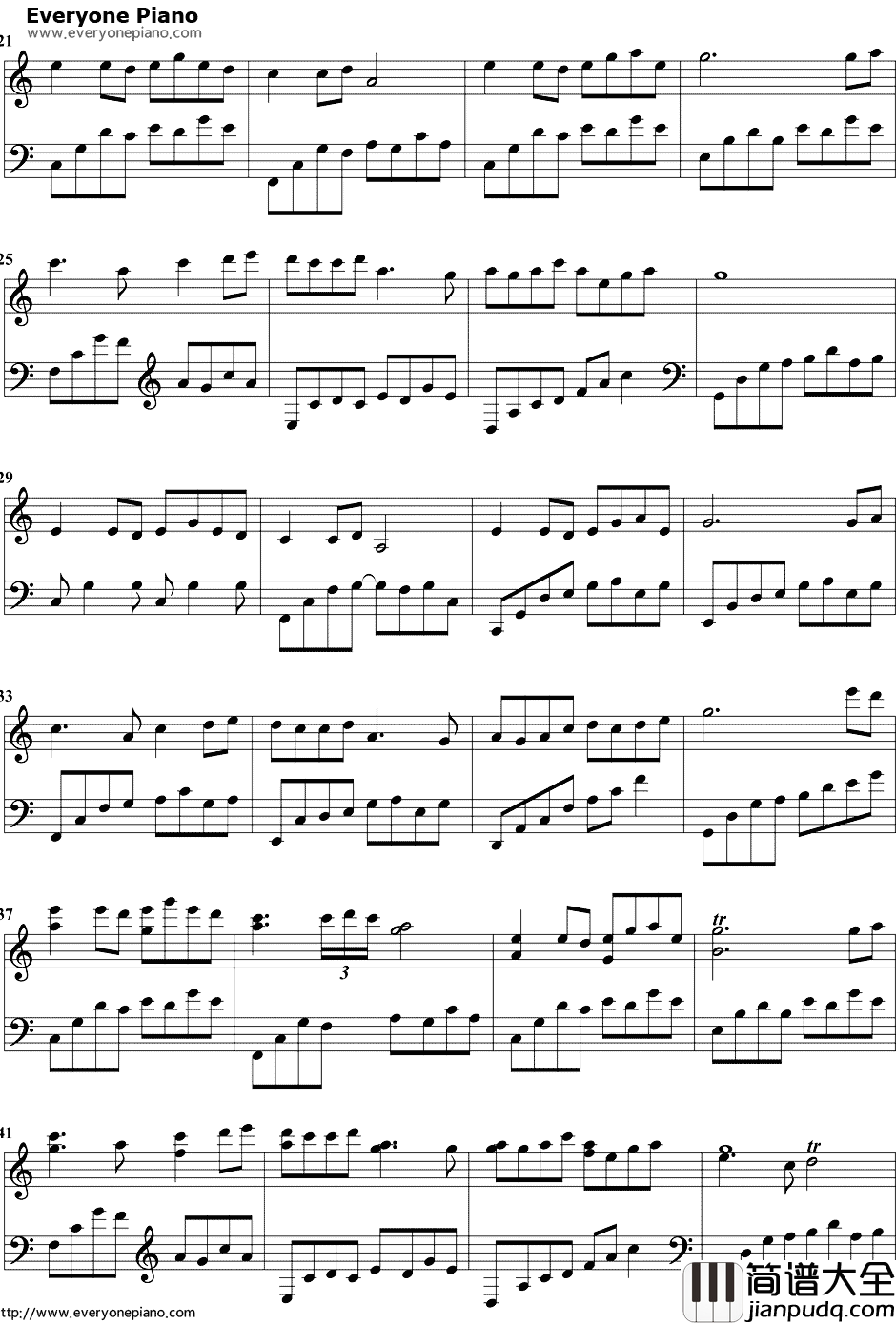 新年快乐钢琴谱_庚寅