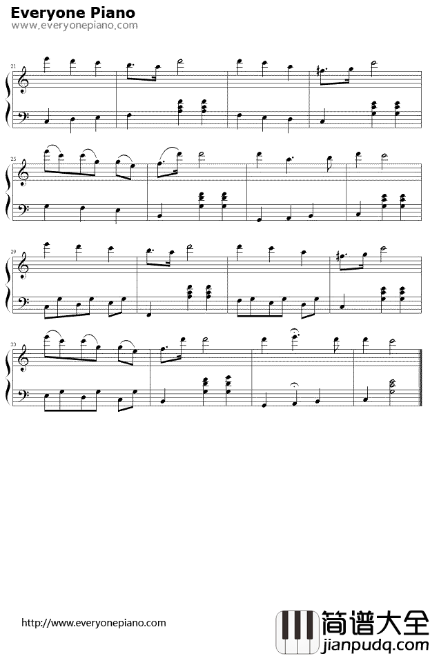 桑塔露琪亚(意大利民歌)钢琴谱_科特劳Teodoro_Cottrau