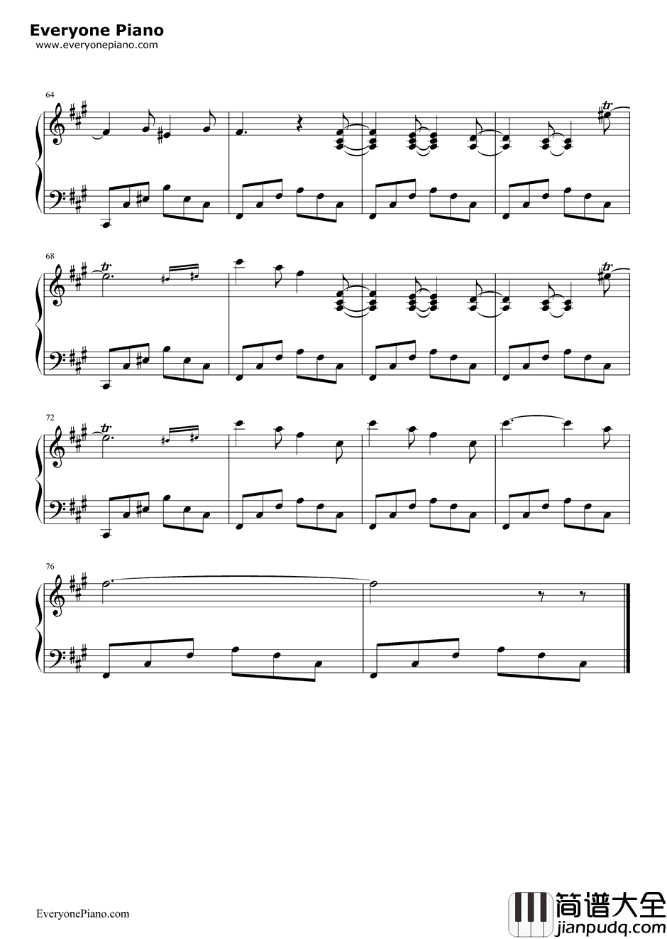 威尼斯船歌钢琴谱_门德尔松