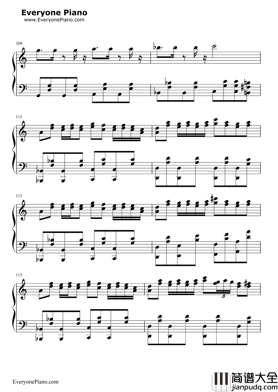 Night_of_Nights钢琴谱_东方Project_十六夜咲夜主题曲改编曲_黑乐谱