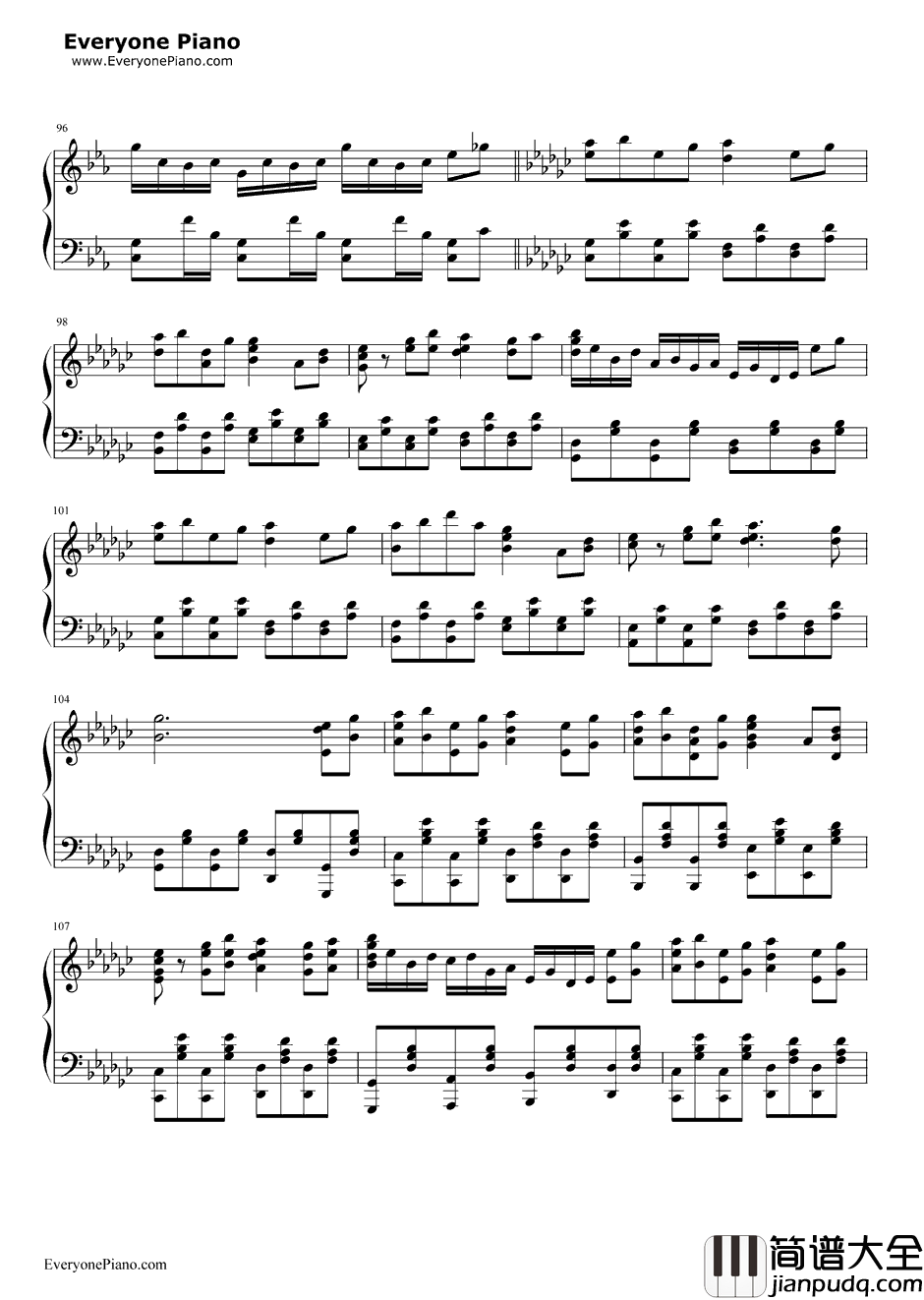 白金ディスコ钢琴谱_阿良良木月火(井口裕香)_白金Disco_伪物语OP3