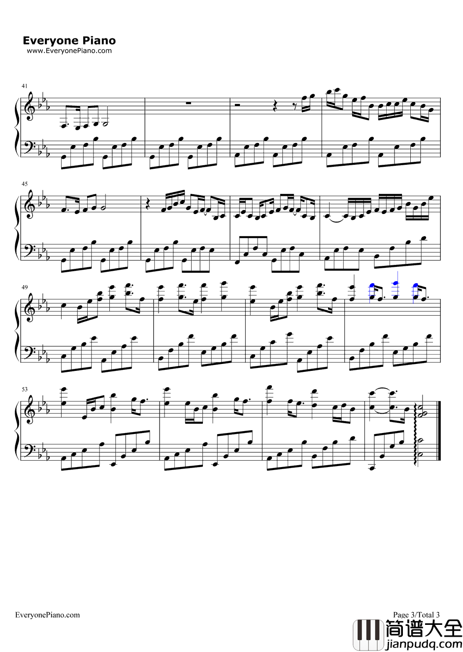 夏影钢琴谱_麻枝准_AIR神尾观铃主题曲