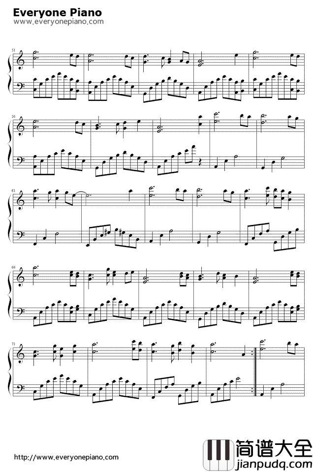 迷梦之恋钢琴谱