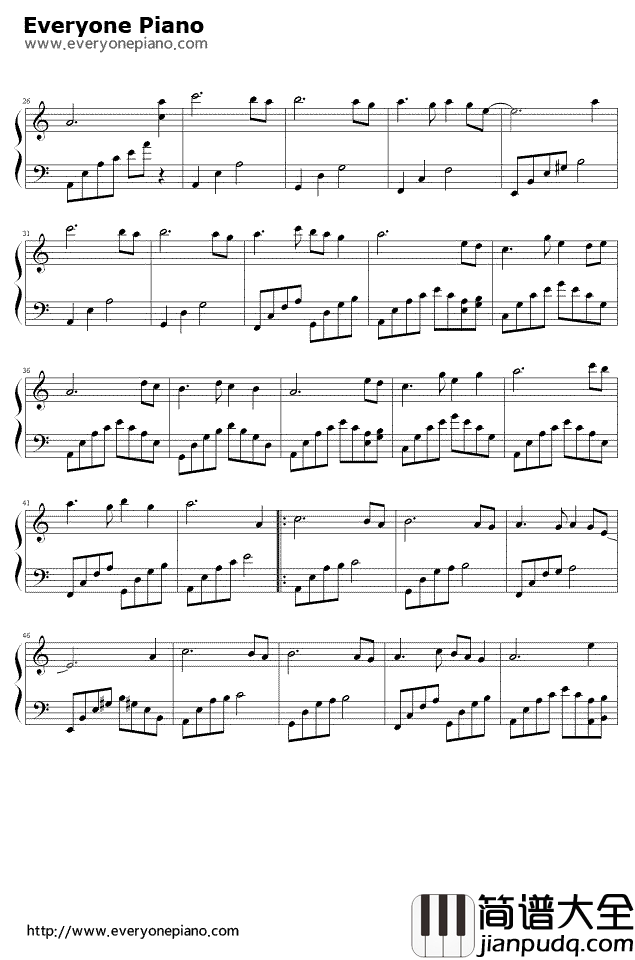 迷梦之恋钢琴谱