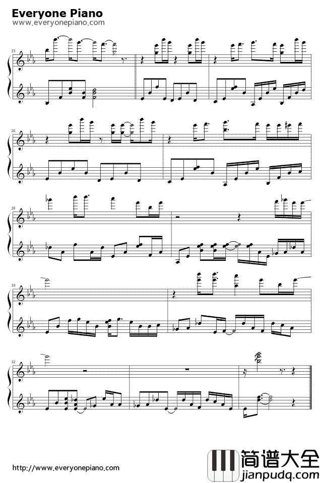 迷宫钢琴谱_王若琳