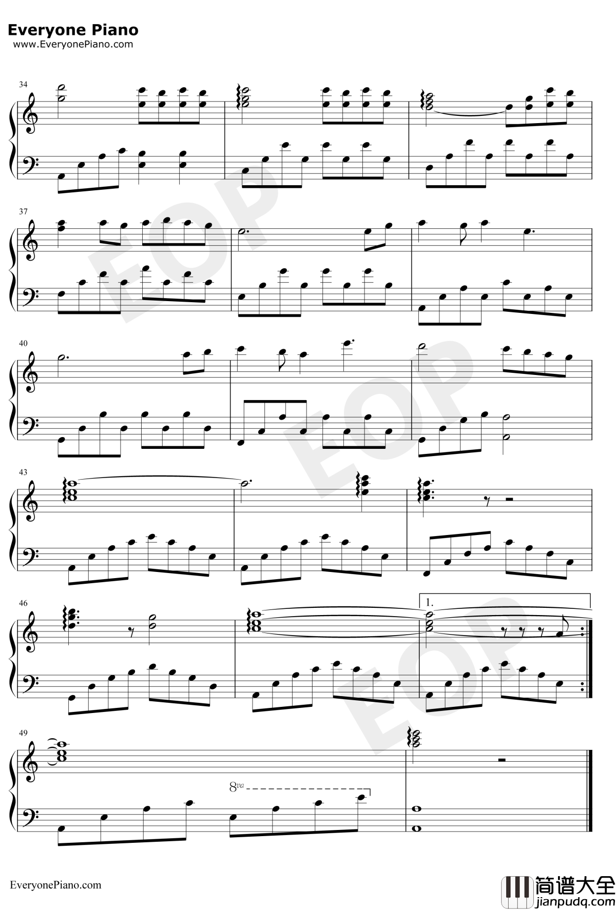 殇钢琴谱_徐嘉良_太多