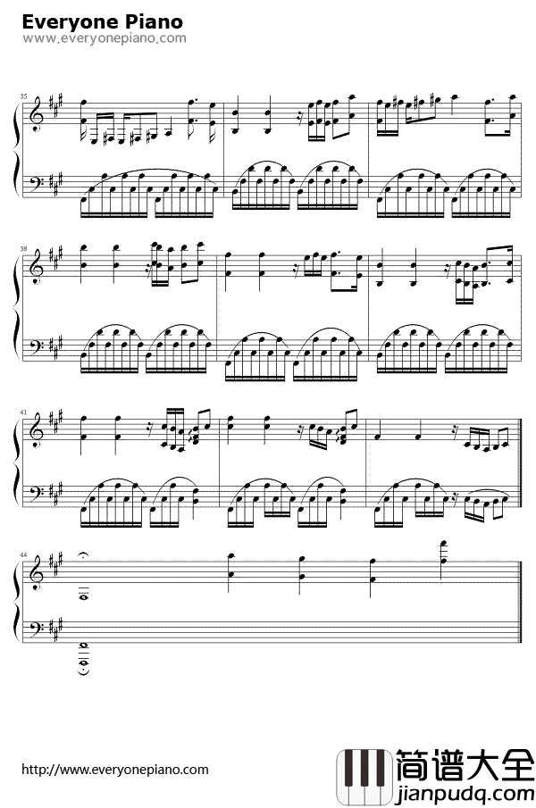 威尼斯之旅钢琴谱_理查德·克莱德曼