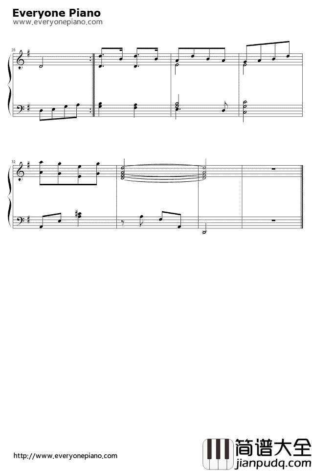 小放牛钢琴谱_小蓓蕾组合