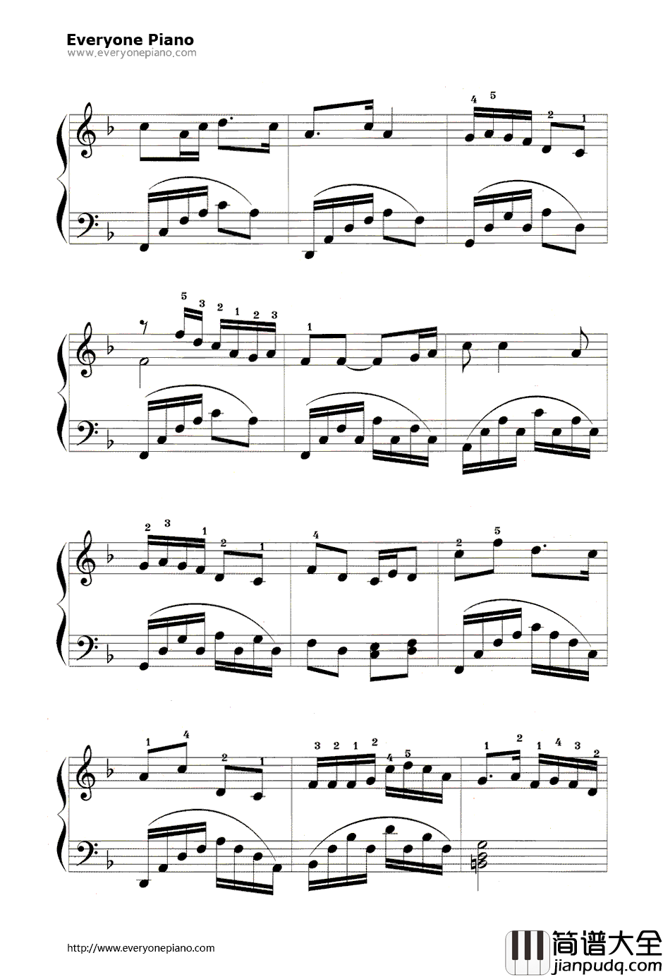 浏阳河钢琴谱_朱立奇唐璧光