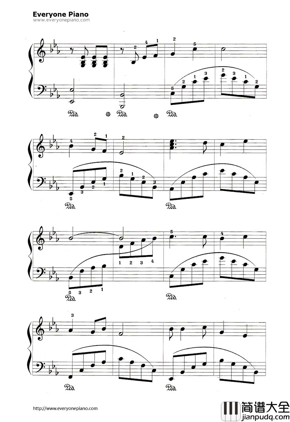 火车向着韶山跑钢琴谱