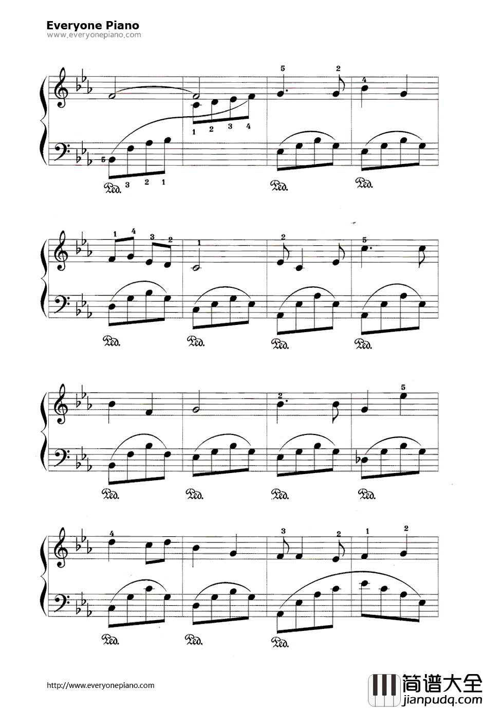 火车向着韶山跑钢琴谱