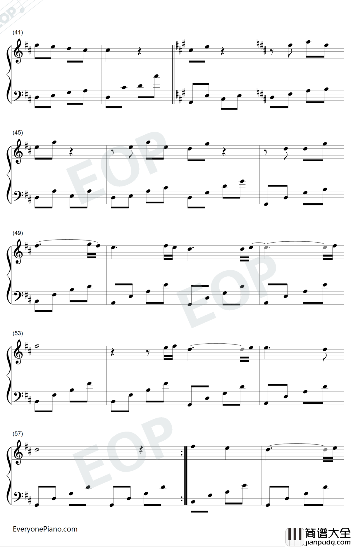 我的名字叫伊莲钢琴谱_伊莲娜·霍莱_MyNameisElyon