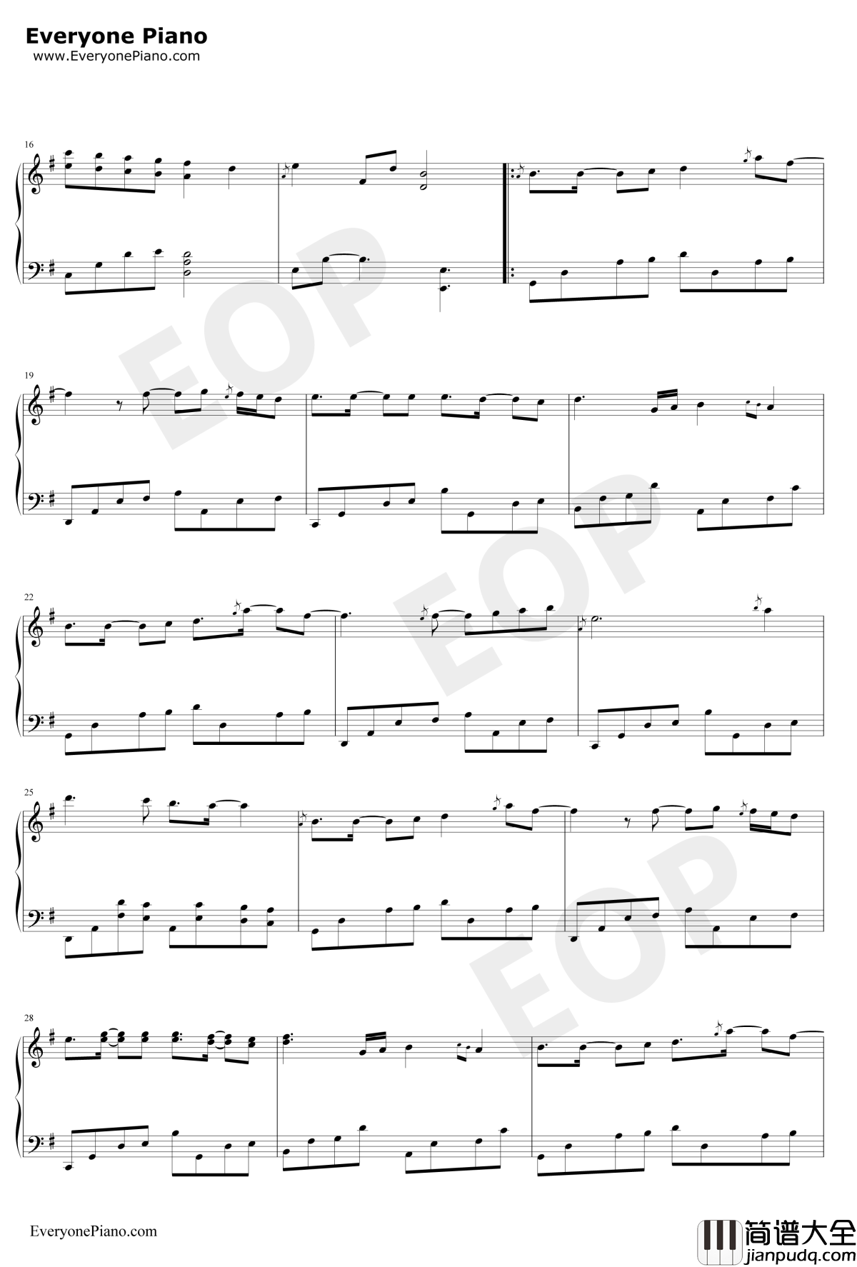 With_Memories钢琴谱_阿保刚_秋之回忆3~从今以后插曲