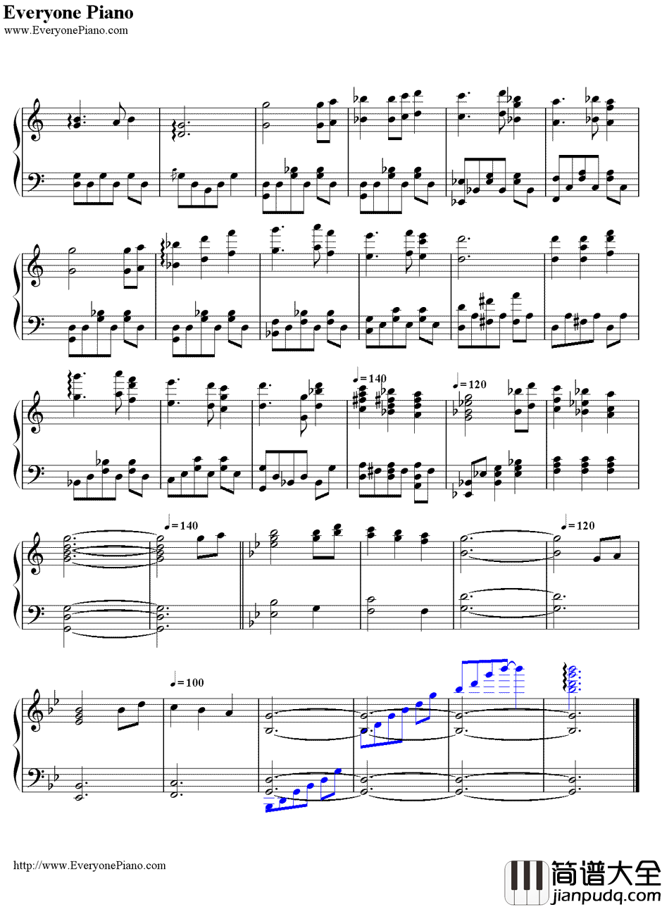 废狱摇篮曲钢琴谱_廃狱ララバイ_东方地灵殿第五关道中BGM