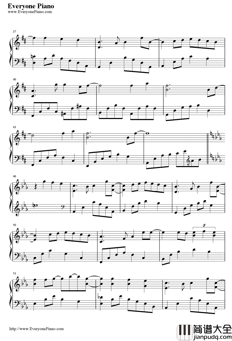 弥敦道钢琴谱_洪卓立