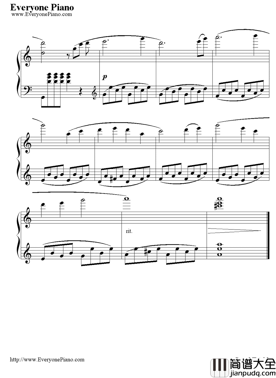 御剑江湖钢琴谱_骆集益__仙剑奇侠传三_主题曲