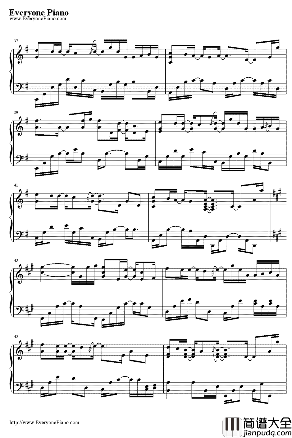 从窗口看到的风景钢琴谱_李闰珉Yiruma