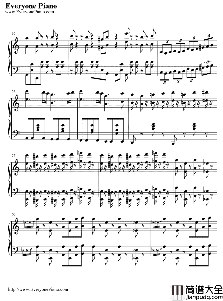 幽灵盛典2钢琴谱_Brandy_劲乐团的主题曲