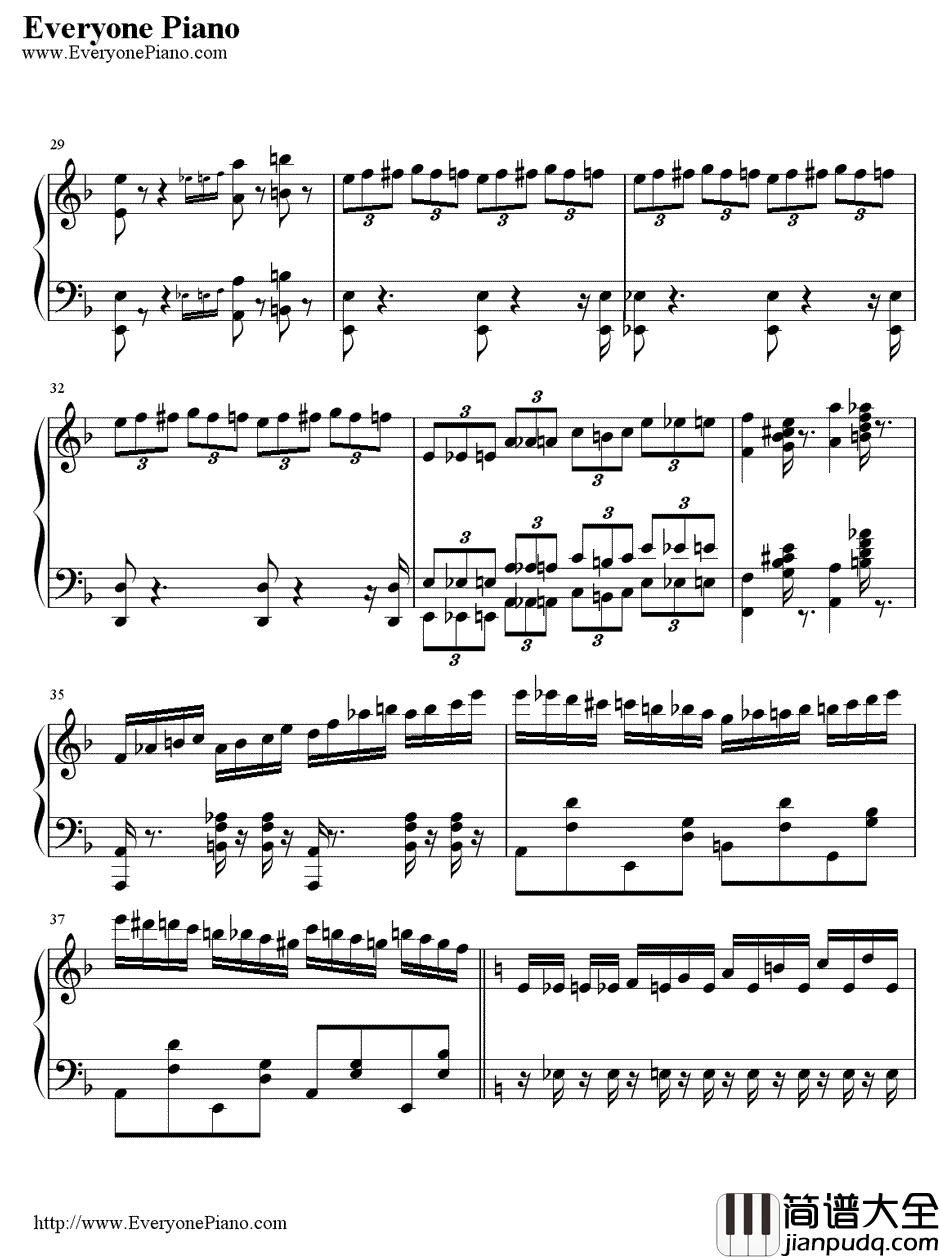 幽灵盛典2钢琴谱_Brandy_劲乐团的主题曲