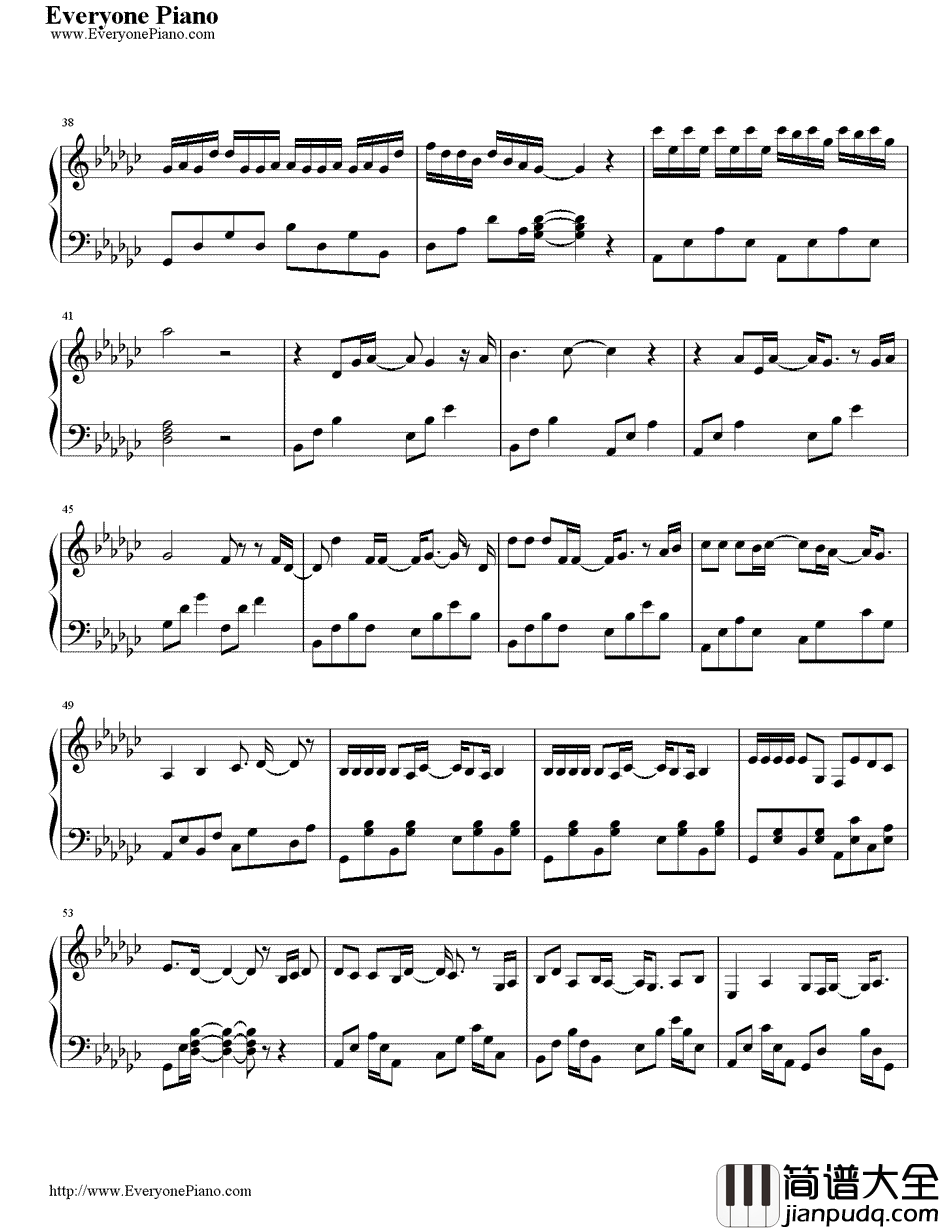 我的离开也是爱钢琴谱_许廷铿__刑警_片尾曲