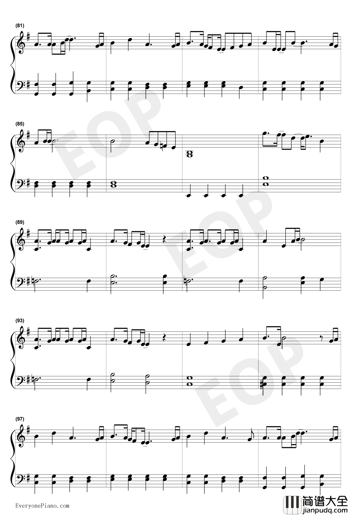 Get_Over钢琴谱_Dream_棋魂片头曲