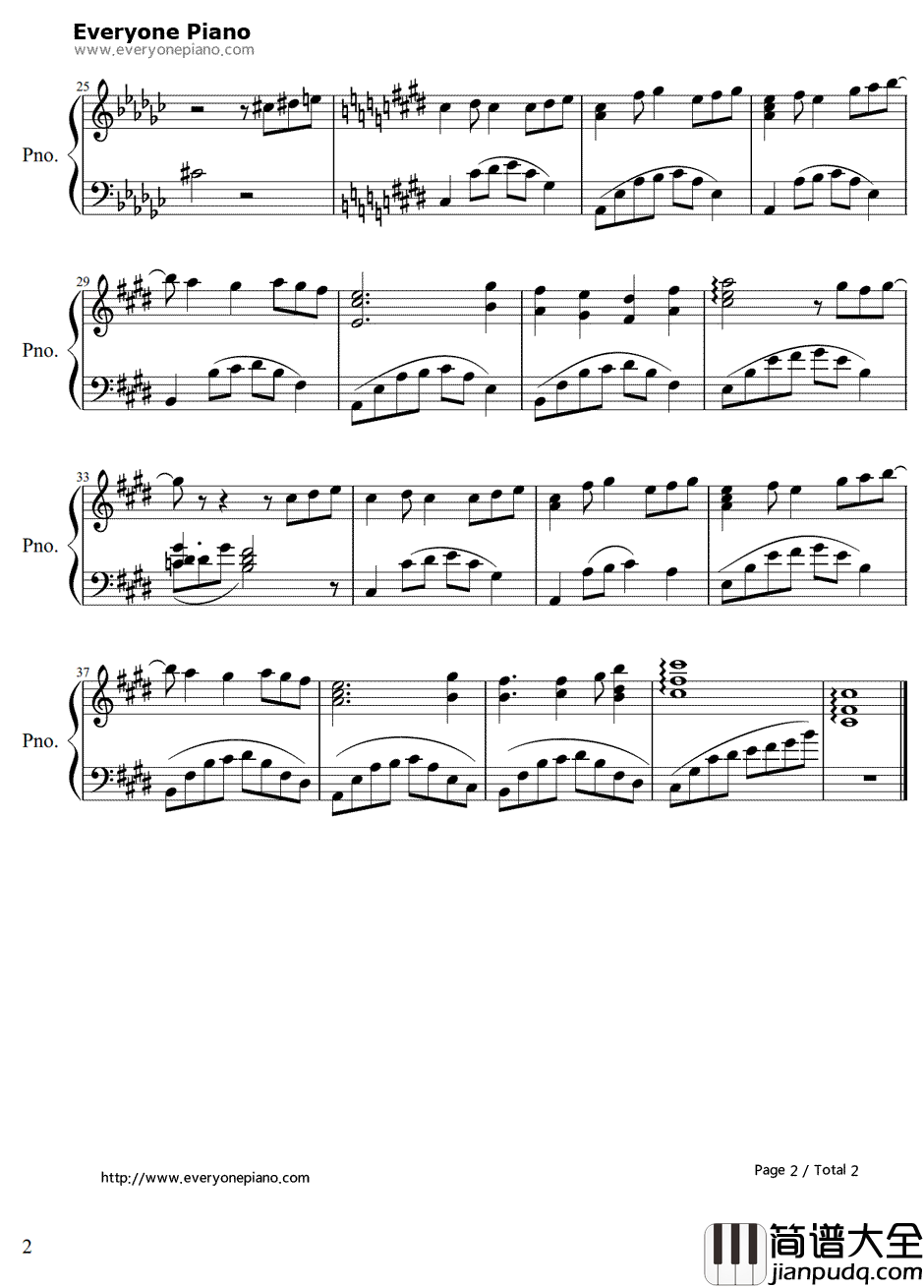 Sugar_Sweet_Nightmare钢琴谱_堀江由衣_动漫_化物语_插曲