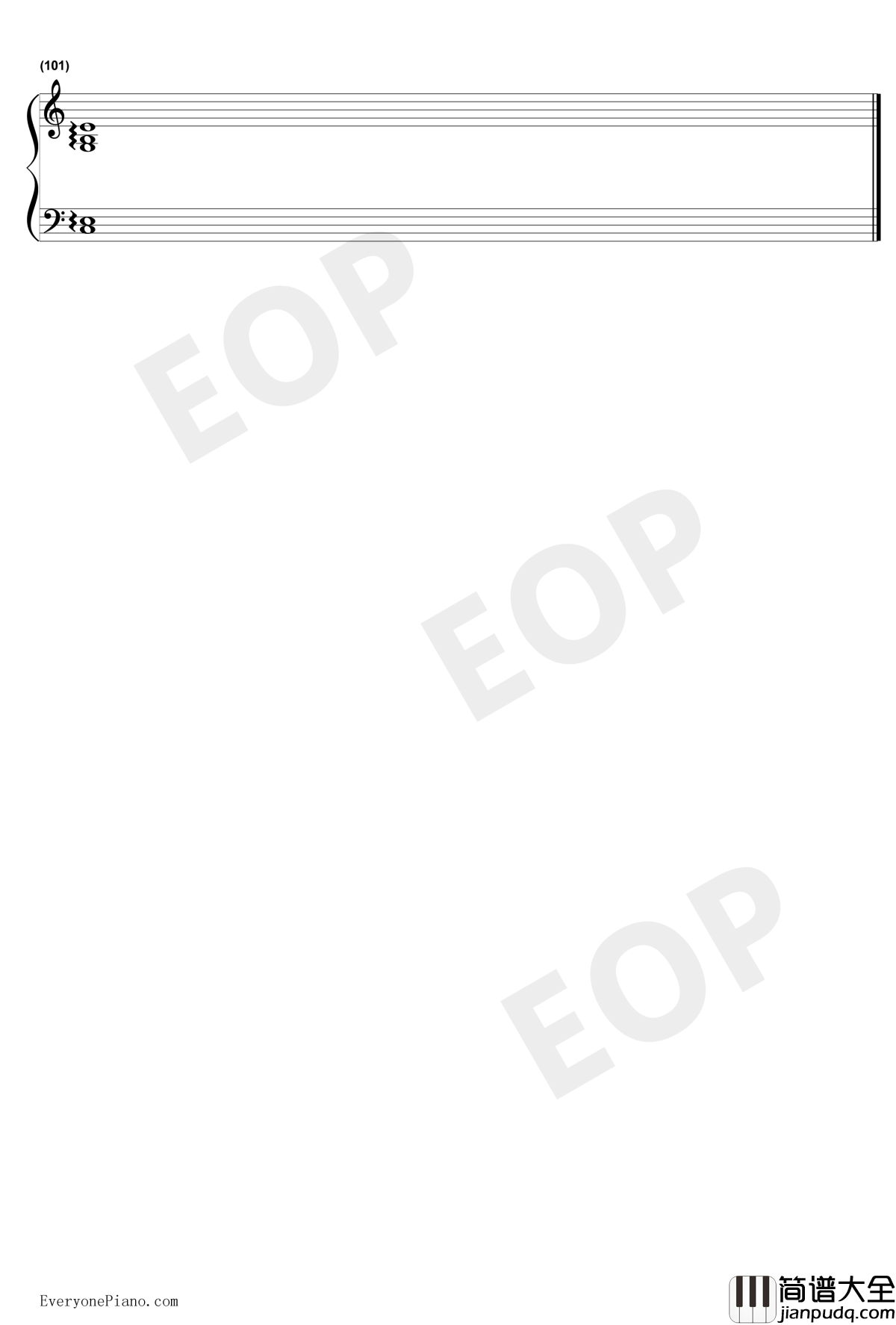 白日梦钢琴谱_The_Daydream