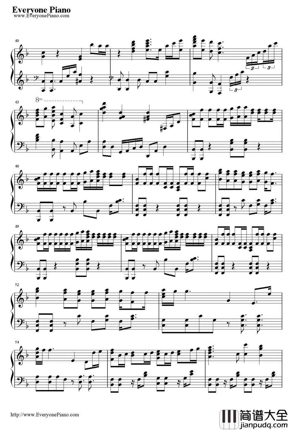 YELL钢琴谱_生物股长いきものがかり