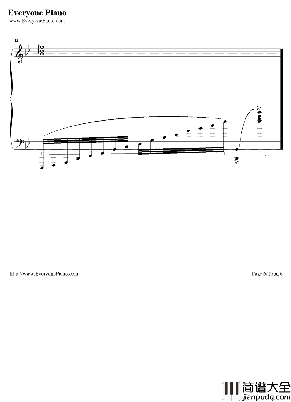 爱上你是一个错钢琴谱_杨培安