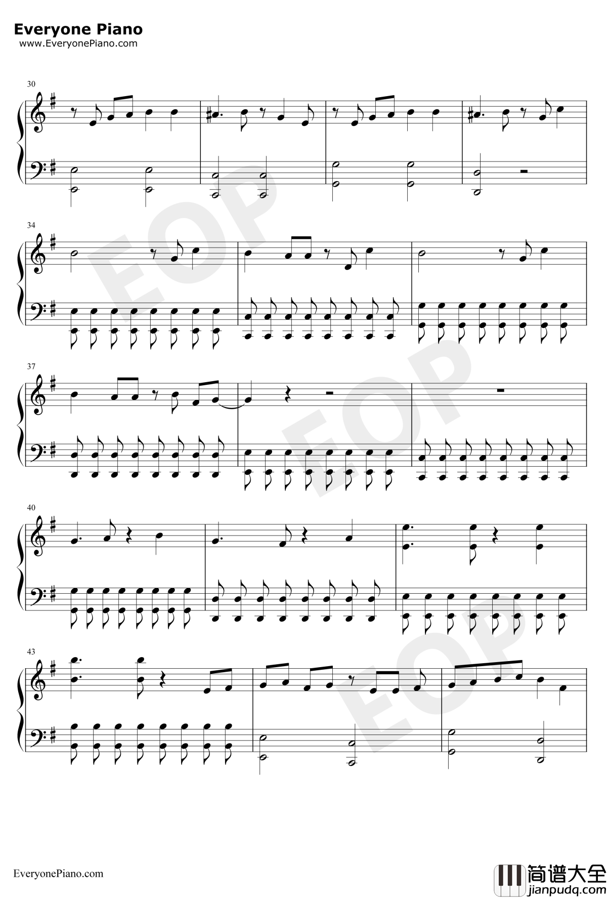 ASH_LIKE_SNOW钢琴谱_The_Brilliant_Green绿乐团__机动战士高达00_op2