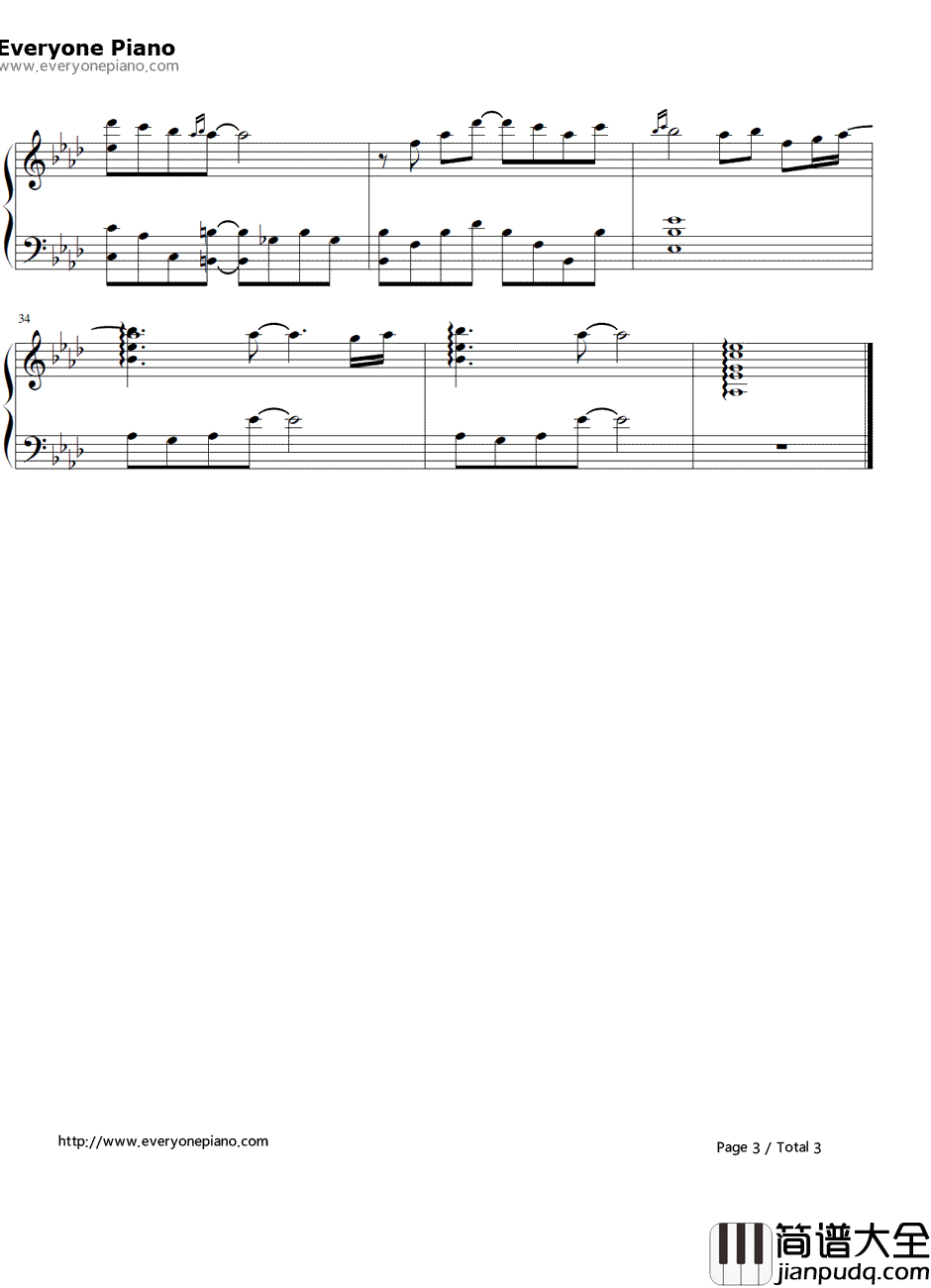 Kokoro_no_Madobe_Nite钢琴谱_Kana_Hanazawa__玩伴猫耳娘!_片尾曲