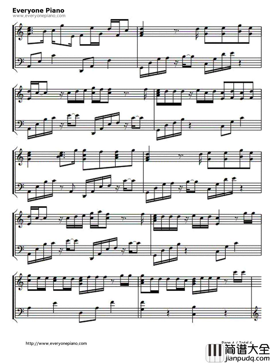 Can_U_Smile钢琴谱_Infinite