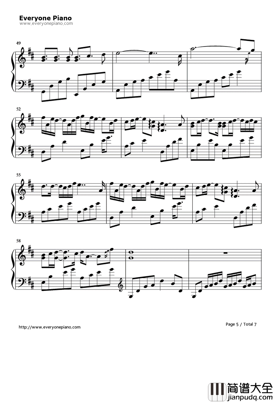 Walking_With_You钢琴谱_The_Day_dream