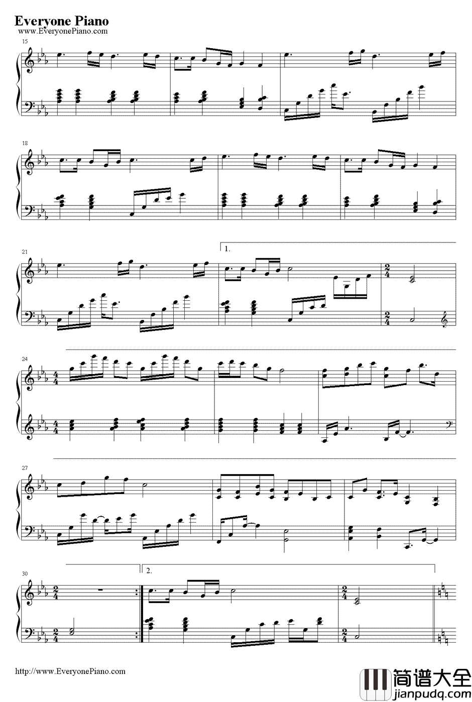 秋月梧桐钢琴谱_屠颖