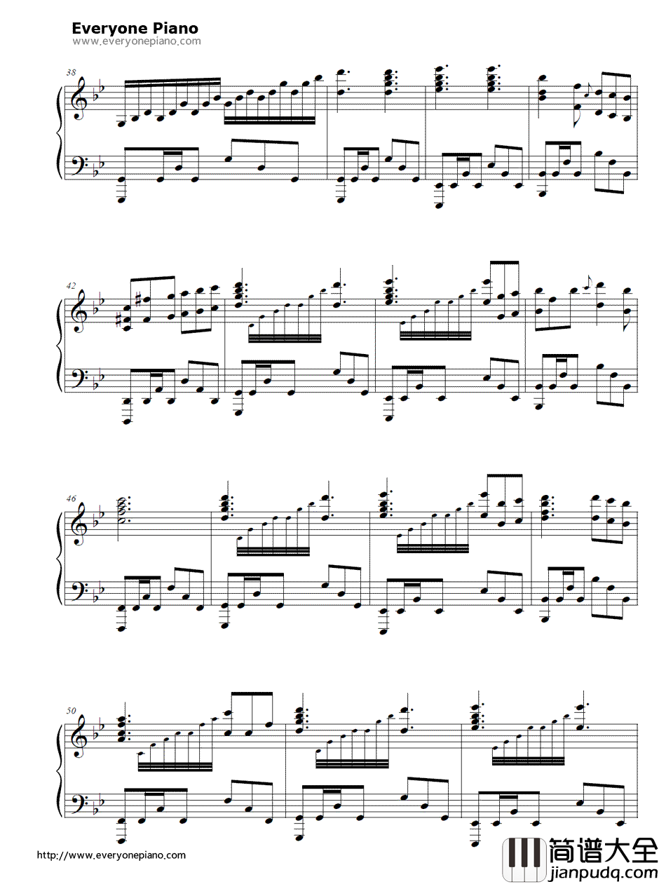 远くまで(Tooku_Made)钢琴谱_Angela