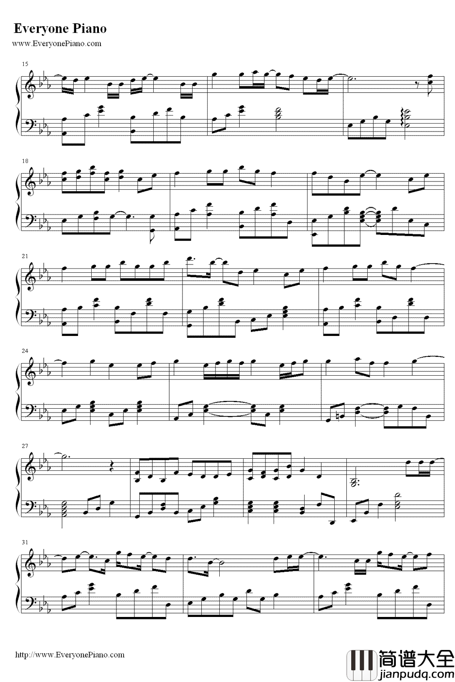 金鱼花火钢琴谱_大冢爱