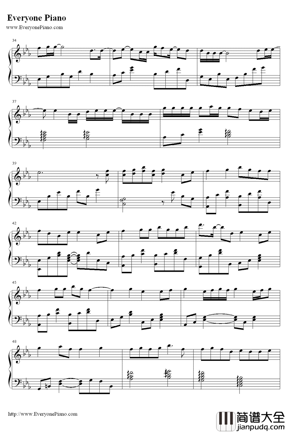 金鱼花火钢琴谱_大冢爱